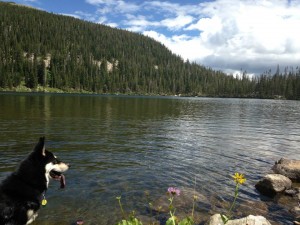 Audra Ogilvy and Profit at Crater Lakes in Colorado