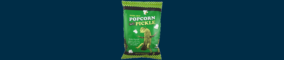 Trader Joe's dill pickle popcorn